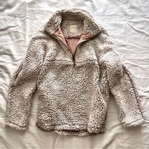 Thread‎ & Supply Fleece Sherpa 1/4-zip Pullover Jacket